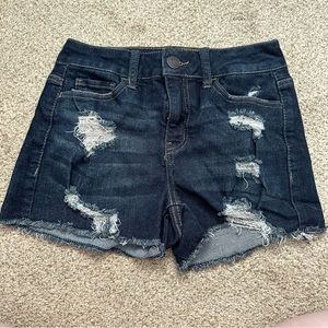Dark wash Jean shorts